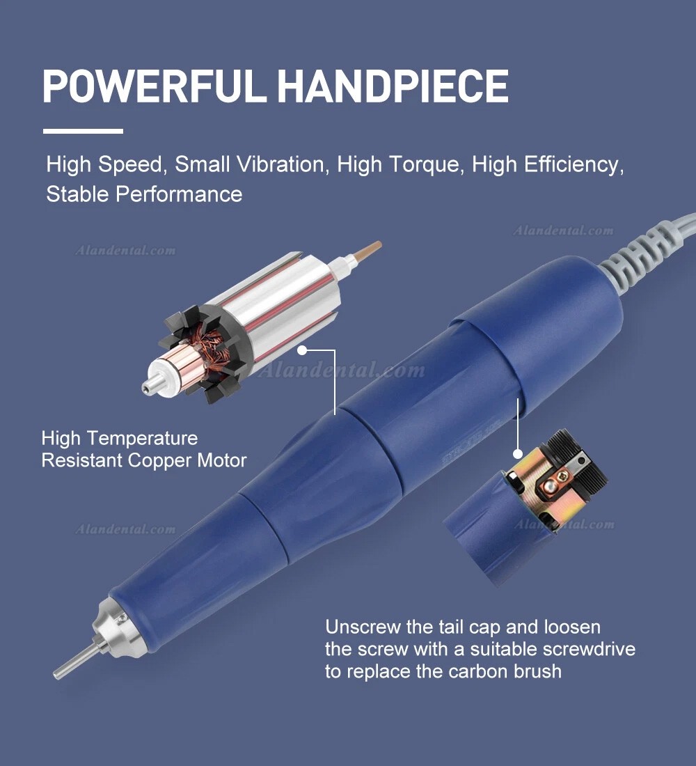 Strong STRONG210 Dental Lab Micromotor Polisher with 35000RPM 102L Handpiece